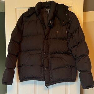 Polo by Ralph Lauren Men's Dark Puffer Jacket